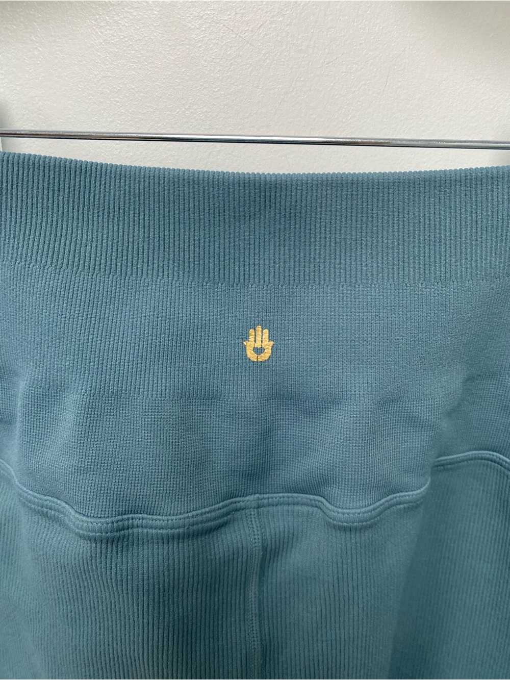 Spiritual Gangster self love teal compression leggings - Picture 4 of 7